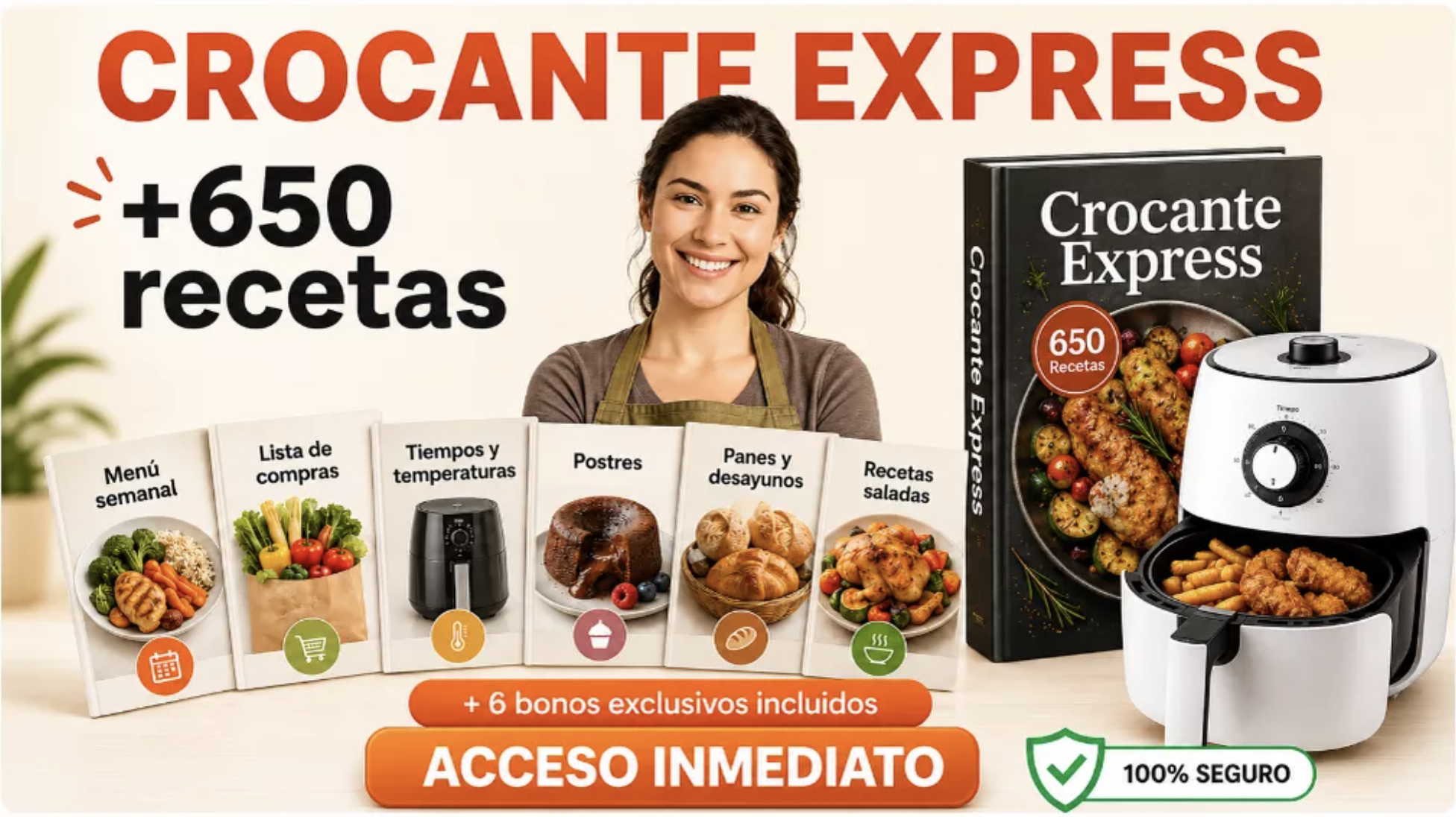 Crocante Express con más de 650 recetas y bonos incluidos